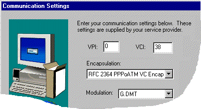 Fujitsu modem modulation