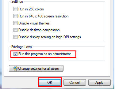 Run as Administrator